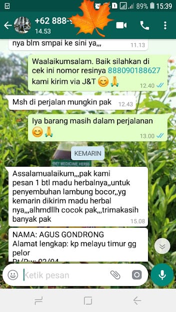 Bukti Testimoni Penyakit