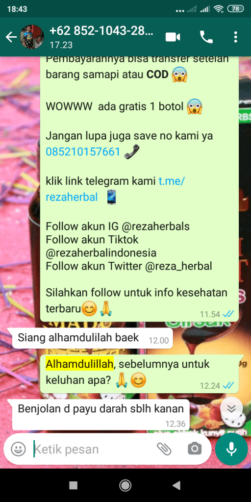 Bukti Testimoni Penyakit